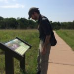 Eric learning more about the ecosystem services of pollinators